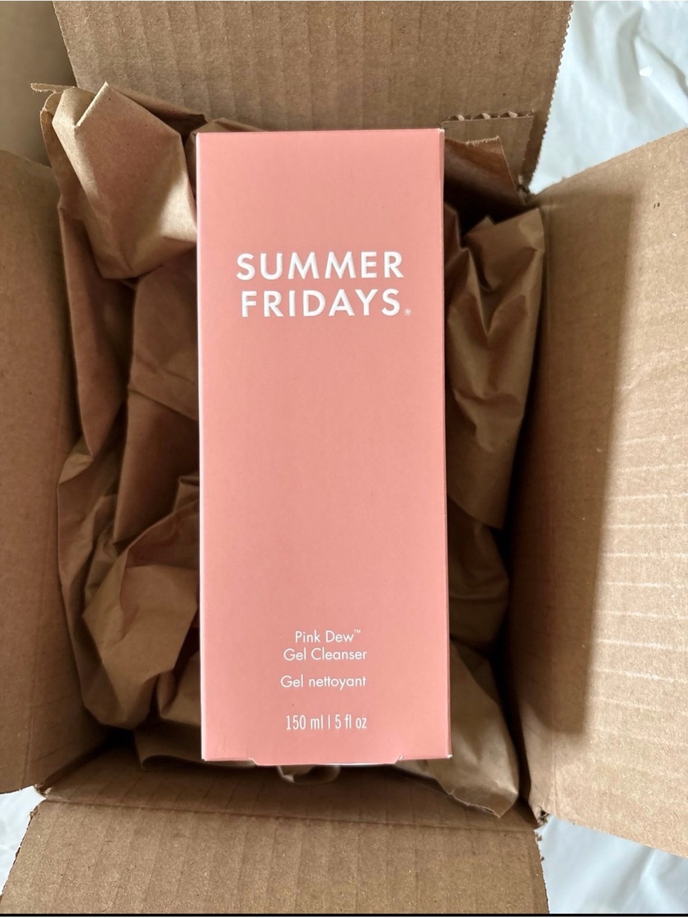 New Summer Fridays Pink Dew Gel Cleanser